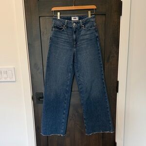 PAIGE Indigo Wide Leg Jeans